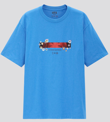 Billie Ellish x Takashi Murakami Box Logo Blue Tee