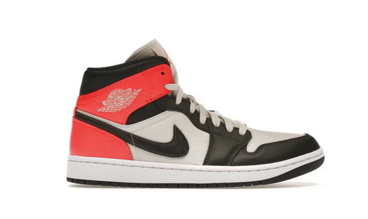 Air Jordan 1 Mid Newsprint Light Orewood Brown (W)