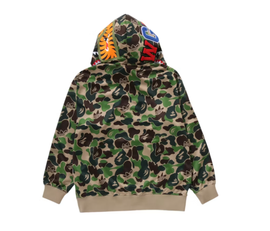 Bape Camo Shark Full Zip Hoodie