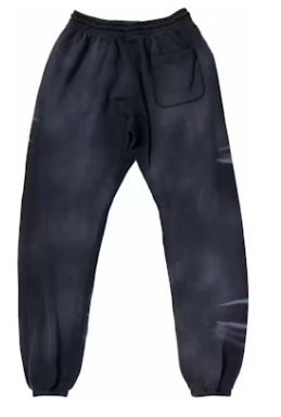 Hellstar Airbrush Skull Black Sweatpants