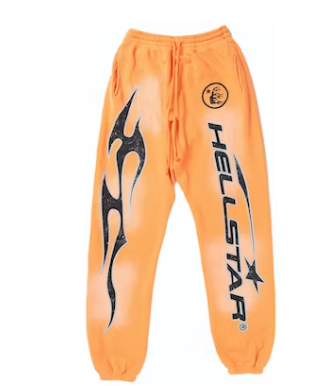 Hellstar Fire Orange Sweatpants