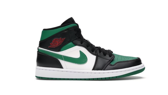 Air Jordan 1 Mid Green Toe