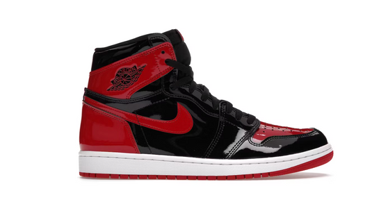Air Jordan 1 High Patent Bred
