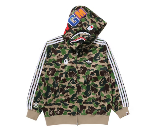 Bape Camo Shark Full Zip Hoodie