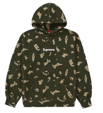 Supreme Olive Russian Camo Hoodie