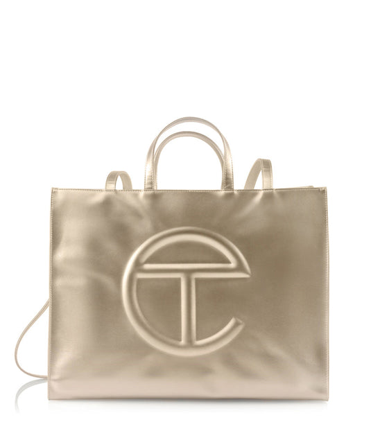 Telfar Gold Small Bag